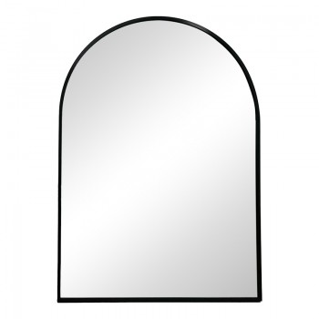 Καθρέπτης Mirrory pakoworld μαύρο αλουμίνιο 50x2.5x80εκ