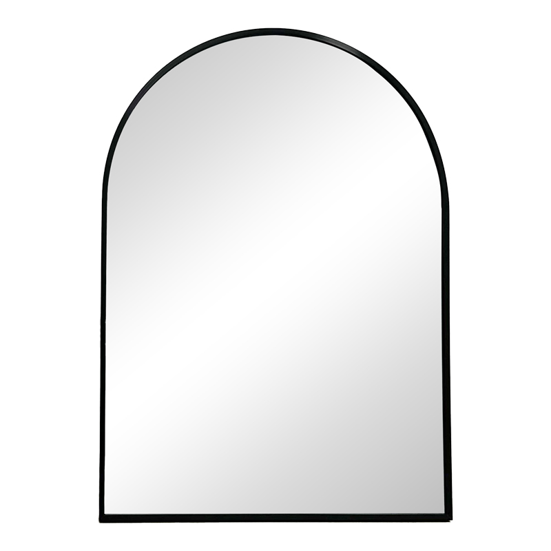 Καθρέπτης Mirrory pakoworld μαύρο αλουμίνιο 50x2.5x80εκ