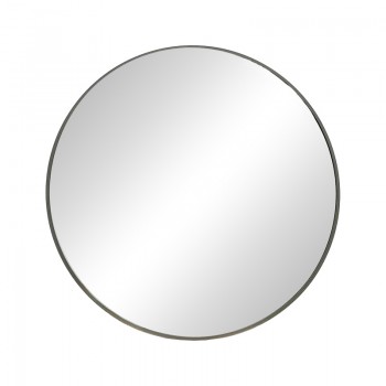 Καθρέπτης Nhaos pakoworld μαύρο αλουμίνιο Φ60x2.5εκ