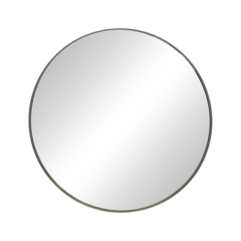 Καθρέπτης Nhaos pakoworld μαύρο αλουμίνιο Φ60x2.5εκ