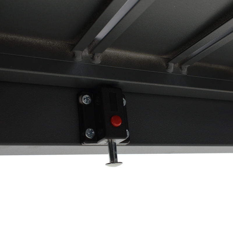 Τραπέζι επεκτεινόμενο Lafla pakoworld αλουμινίου ανθρακί 160-240x90x75εκ