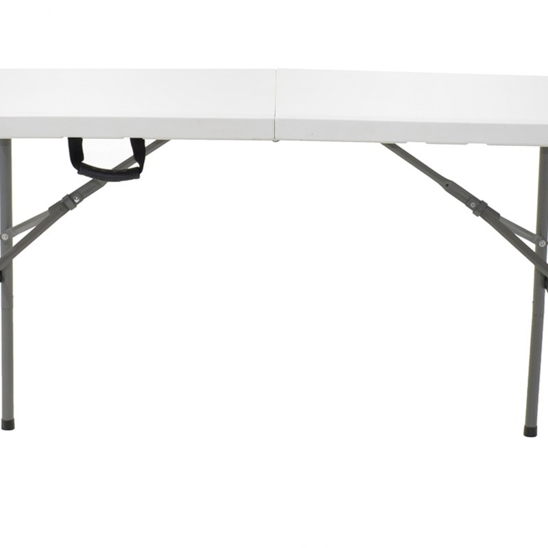 Τραπέζι catering Rodeo pakoworld πτυσσόμενο-βαλίτσα λευκό 122x60x74εκ
