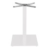 Βάση τραπεζιού Thonor pakoworld μεταλλική σε λευκή απόχρωση 48x48x73εκ