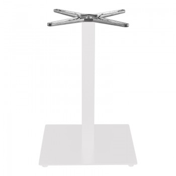 Βάση τραπεζιού Thonor pakoworld μεταλλική σε λευκή απόχρωση 48x48x73εκ
