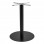 Βάση τραπεζιού Jefry pakoworld μεταλλική σε μαύρη απόχρωση Φ48x73εκ