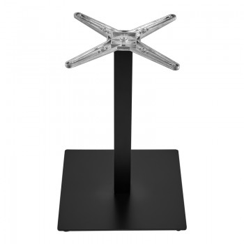 Βάση τραπεζιού Thonor pakoworld μεταλλική σε μαύρη απόχρωση 48x48x73εκ