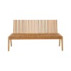 Πολυμορφικός καναπές-παγκάκι Jey pakoworld teak ξύλο σε φυσική απόχρωση 120x57.5x80εκ