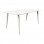 Τραπέζι Vista pakoworld αλουμίνιο σε λευκη απόχρωση 150x80x72εκ