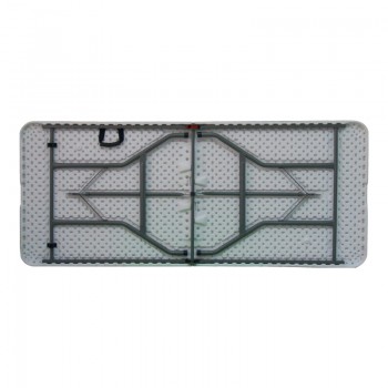 Τραπέζι catering-συνεδρίου Nedio pakoworld πτυσσόμενο-βαλίτσα λευκό μονοκόμματη επιφάνεια 180x70x74εκ