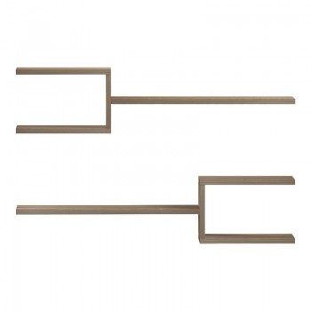 Ραφιέρα τοίχου Galler pakoworld sonoma 79x19.5x18εκ