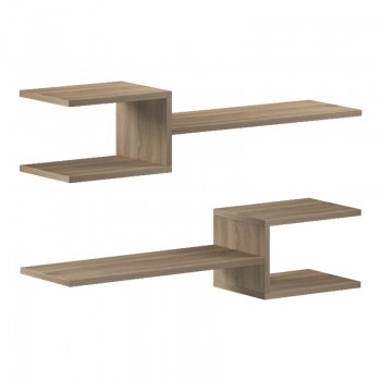 Ραφιέρα τοίχου Galler pakoworld sonoma 79x19.5x18εκ