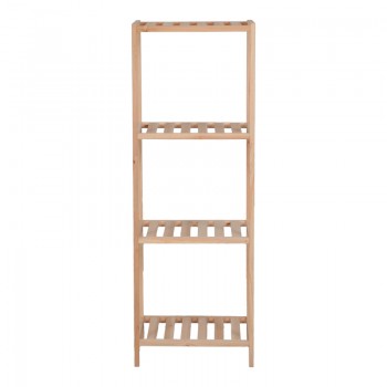 Ραφιέρα δαπέδου Zendia pakoworld ξύλο ελάτου σε φυσική απόχρωση 35x30x100εκ