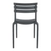 Καρέκλα Almea pakoworld στοιβαζόμενη pp ανθρακί 42.5x55.5x82εκ