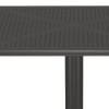 Τραπέζι Groovy pakoworld διατρητο pp ανθρακί 80x80x74εκ
