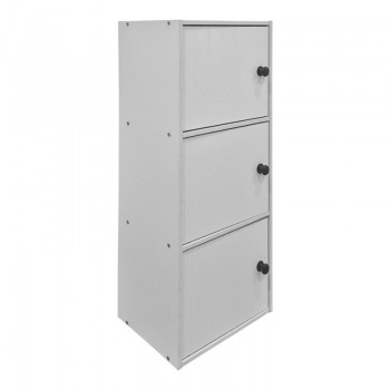 Ντουλάπα-στήλη Wirdia pakoworld λευκό 30.5x24x71.5εκ