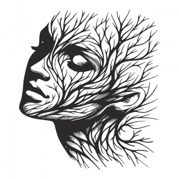 Διακοσμητικό τοίχου Solfy pakooworld μαύρο μεταλλικό 80x0,15x80εκ