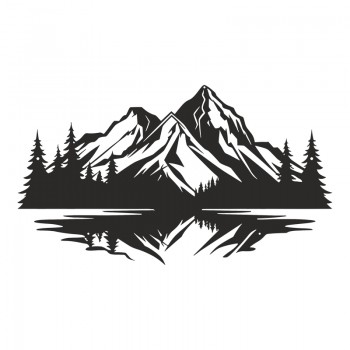 Διακοσμητικό τοίχου Mirolo pakooworld μαύρο μεταλλικό 70x0,15x50εκ