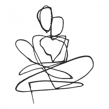 Διακοσμητικό τοίχου Emensa pakooworld μαύρο μεταλλικό 40x0,15x50εκ