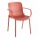 Πολυθρόνα Teragi στοιβαζόμενη pakoworld pp με UV protection terracotta 59x57x82εκ