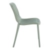 Καρέκλα Teragi στοιβαζόμενη pakoworld pp με UV protection μέντα 58x43.5x82εκ