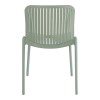 Καρέκλα Teragi στοιβαζόμενη pakoworld pp με UV protection μέντα 58x43.5x82εκ