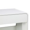 Κονσόλα Zeplen pakoworld λευκό mdf 110x38x75εκ