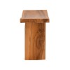Σκαμπό Borbe pakoworld teak ξύλο σε φυσική απόχρωση 45x28x45εκ