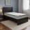 Κρεβάτι με στρώμα Athos-Perfecto pakoworld wenge 90x190εκ