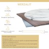 Επιφάνεια τραπεζιού Solace pakoworld Werzalit λευκό μαρμάρου 120x80εκ πάχους 35mm