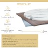 Επιφάνεια τραπεζιού Noble pakoworld Werzalit καρυδί 120x80εκ πάχους 35mm
