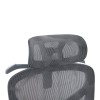 Καρέκλα γραφείου διευθυντη Vigo pakoworld mesh χρώμα γκρι 52x70x118-124εκ
