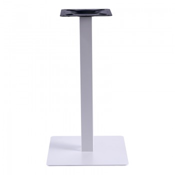 Βάση τραπεζιού Batan I pakoworld μέταλλο λευκό 40x40x72εκ