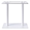 Βάση τραπεζιού Soign pakoworld μέταλλο λευκό 80x40x90εκ