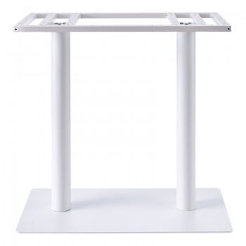 Βάση τραπεζιού Soign pakoworld μέταλλο λευκό 80x40x90εκ
