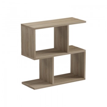 Βοηθητικό τραπέζι-βιβλιοθήκη Wesmol pakoworld sonoma 50x20x50εκ