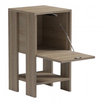 Κομοδίνο Reppo pakoworld sonoma 30x30x55εκ