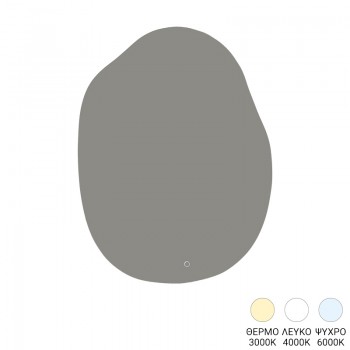 Καθρέπτης Mirila pakoworld led 60x2.5x80εκ