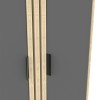 Παπουτσοθήκη-ντουλάπι Shoby pakoworld ανθρακί-sonoma 70.5x30x91εκ
