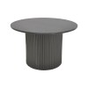 Tραπέζια σαλονιού Dovel pakoworld mdf-μεταλλο σετ 2τεμ. μαύρο