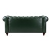 Kαναπές διθέσιος τ. Chesterfield pakoworld pu κυπαρισσί 160x84x67εκ