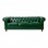 Kαναπές τριθέσιος τ. Chesterfield pakoworld pu κυπαρισσί 203x84x67εκ