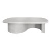 Τραπέζι σαλονιού Verven pakoworld mdf λευκό 120x60x32εκ