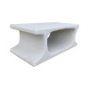 Τραπέζι σαλονιού Nafel pakoworld mdf λευκό 120x60x45εκ