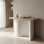 Κονσόλα Jeckie pakoworld ξύλο ελάτου-mdf oak-λευκό 120x38x80εκ