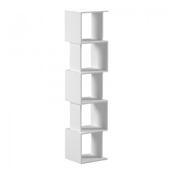 Βιβλιοθήκη Cubik pakoworld λευκό 35x30x161εκ