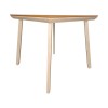 Τραπέζι Synergy pakoworld αλουμίνιο cappuccino-plywood σε φυσική απόχρωση 80x80x74εκ