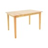 Τραπεζαρία Dallan Country pakoworld 5τεμ σε φυσική απόχρωση rubberwood 120-150x80x74εκ