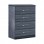 Συρταριέρα Killian pakoworld με 4 συρτάρια wenge 80x40x80εκ