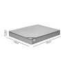 Στρώμα Perfecto pakoworld Continuous springs μονής όψης ανώστρωμα 18-20cm 150x200εκ