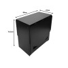 Τραπέζι Nadine pakoworld πολυμορφικό-επεκτεινόμενο wenge 160x80x76.5εκ